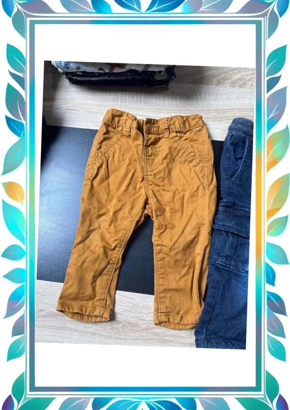 Lot pantalons 9 mois – photo 4